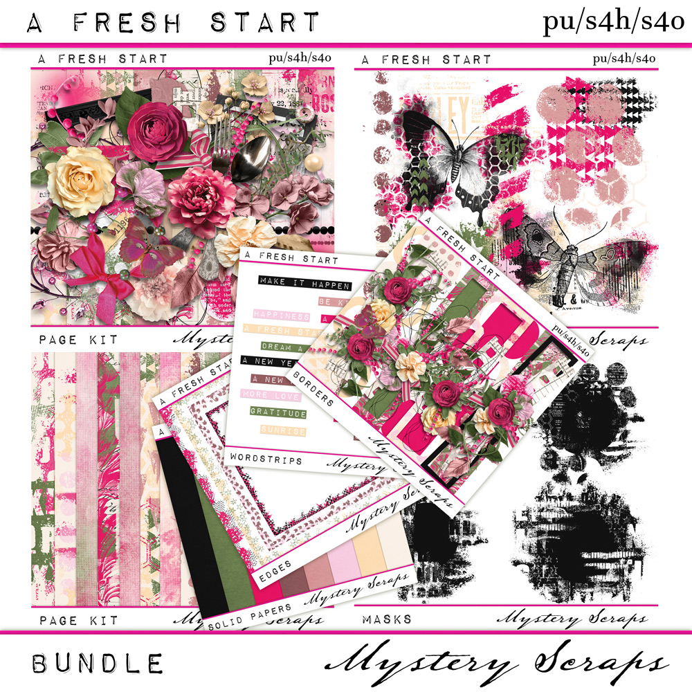 A Fresh Start Bundle by Mystery Scraps 