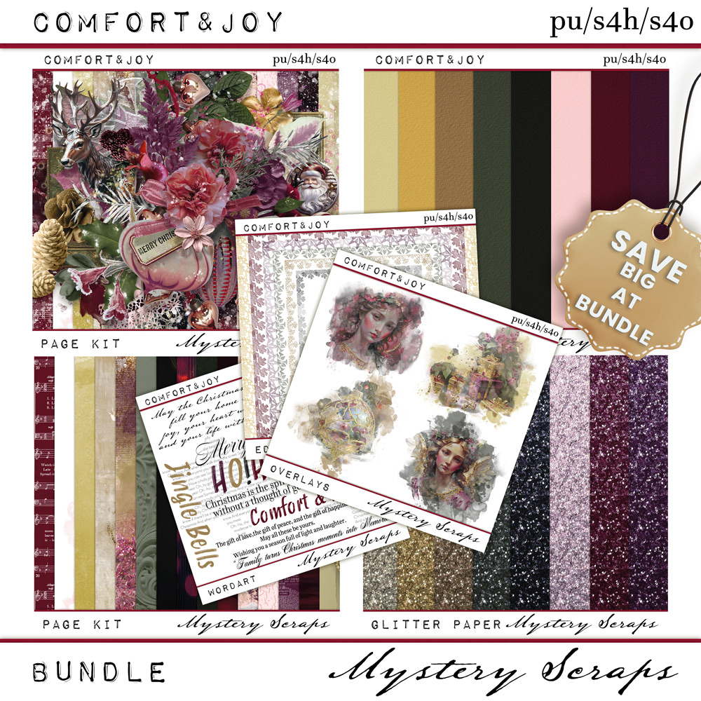 Comfort and Joy Bundle by Mystery Scraps