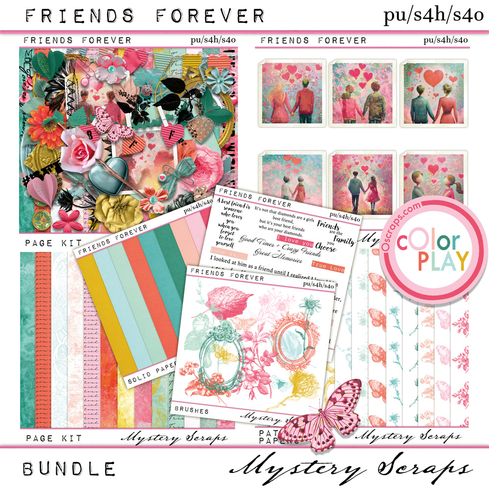 Friends Forever Bundle by Mystery Scraps 