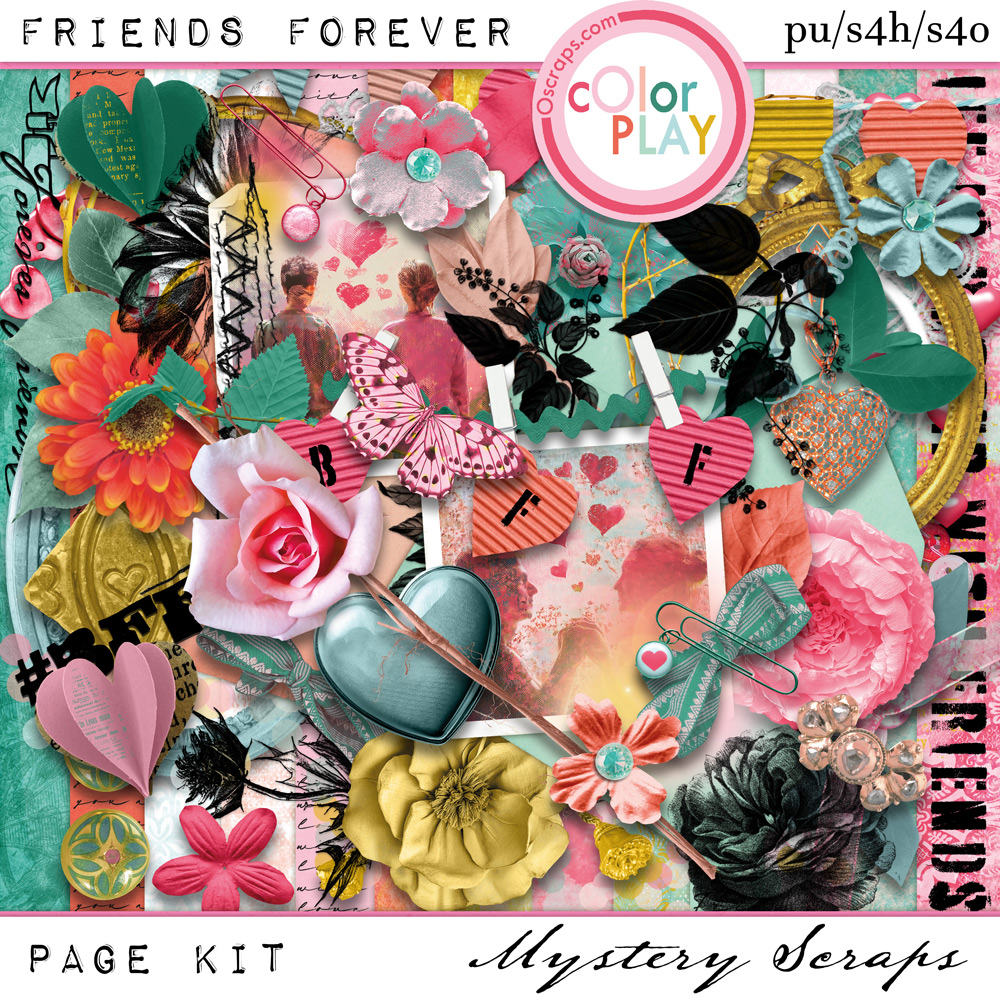 Friends Forever Pagekit by Mystery Scraps