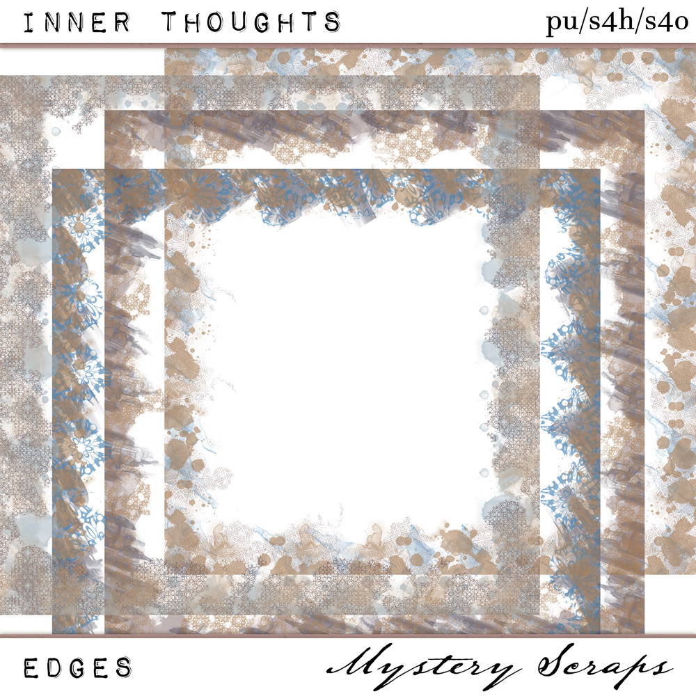 Inner Thoughts Edges by Mystery Scraps