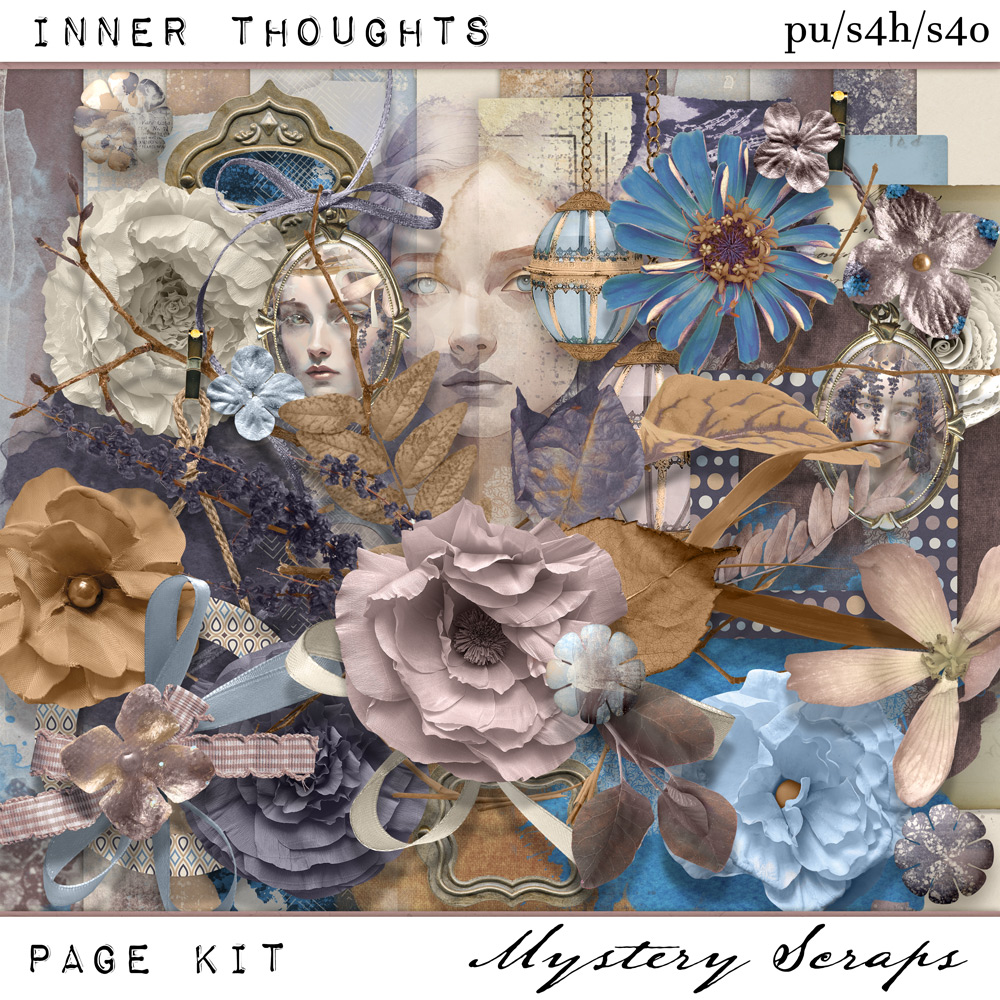 Inner Thoughts Pagekit by Mystery Scraps