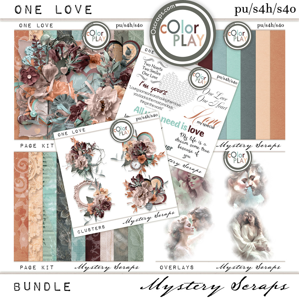 One Love Bundle by Mystery Scraps 