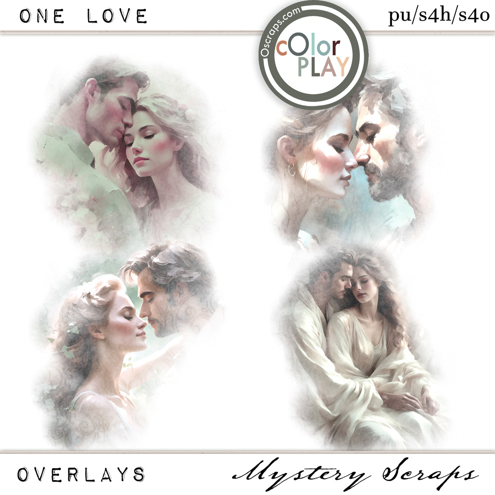 One Love Overlays by Mystery Scraps