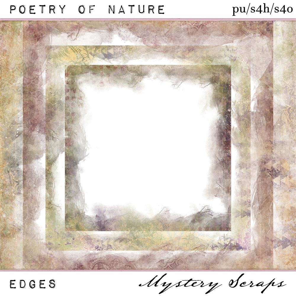 Poetry of Nature Edges by Mystery Scraps  