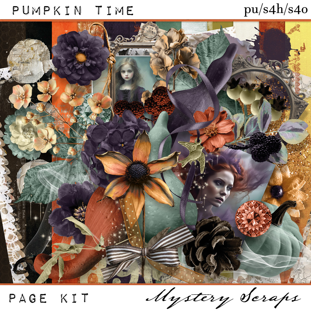 Pumpkin Time Pagekit by Mystery Scraps