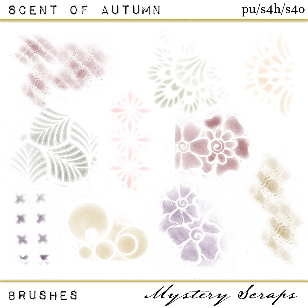 Scent of Autumn Brushes by Mystery Scraps