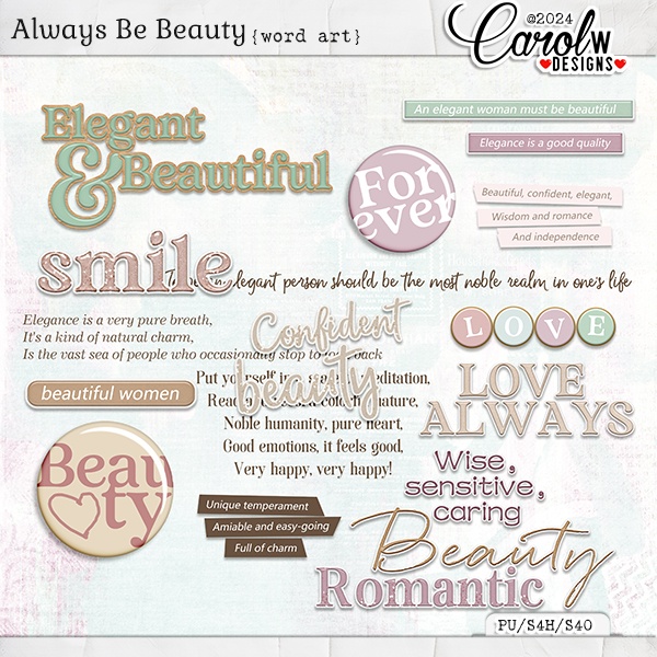 Always Be Beauty-Word art