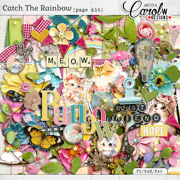 Catch The Rainbow-Page Kit