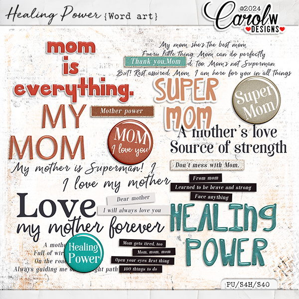 Healing Power-Word art