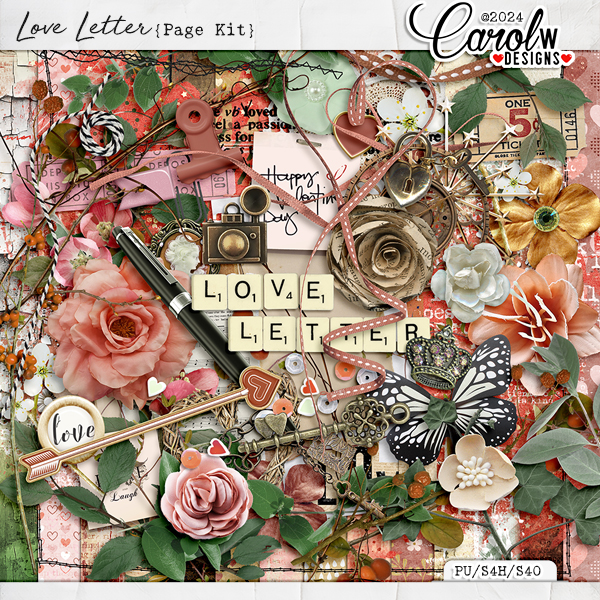 Love Letter-Page Kit