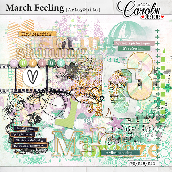 March Feeling-Artsy bits