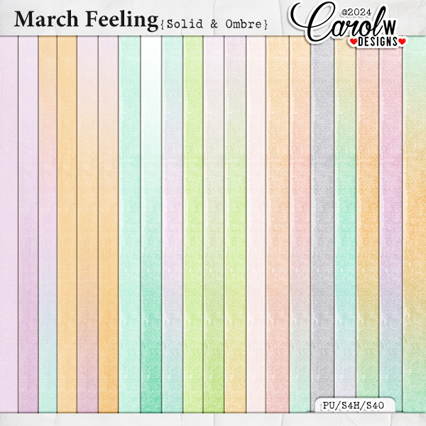 March Feeling-Solid and Ombre