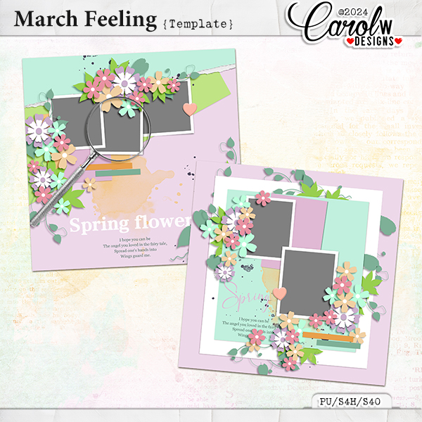 March Feeling-Template