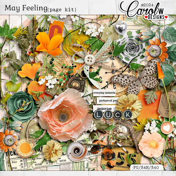 May Feeling-Page Kit