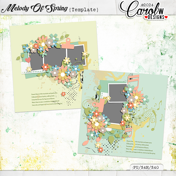 Melody Of Spring-Template