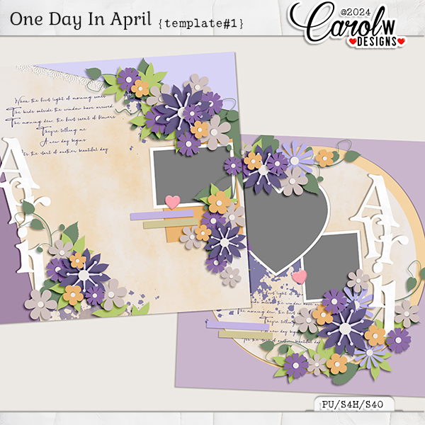 One Day In April-Template Vol1