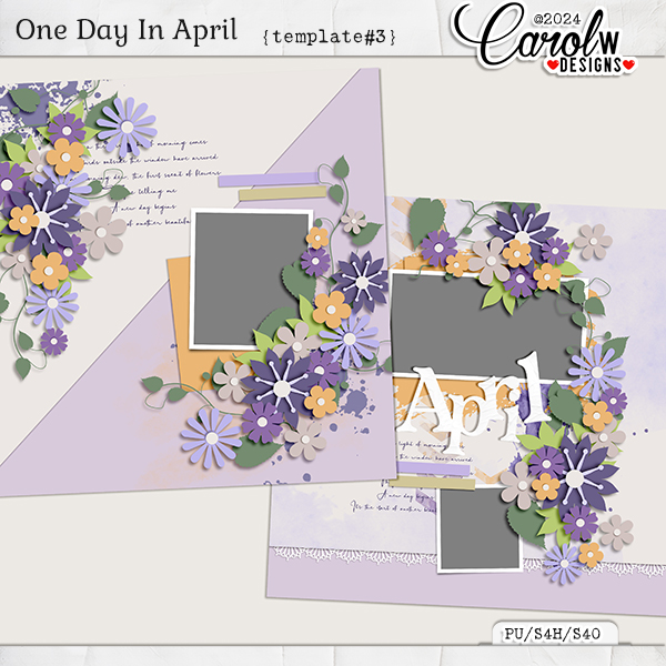 One Day In April-Template Vol3