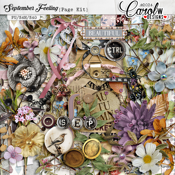 September Feeling-Page Kit