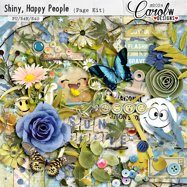 Shiny, Happy People-Page Kit