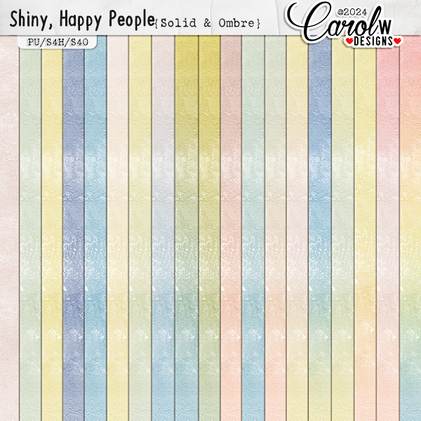 Shiny, Happy People-Solid & Ombre