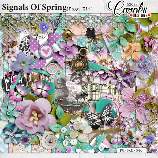 Signals Of Spring-Page Kit