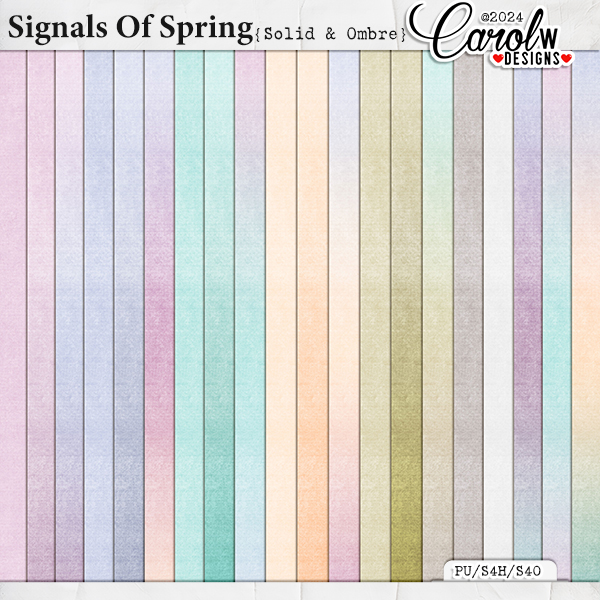 Signals Of Spring-Solid and Ombre