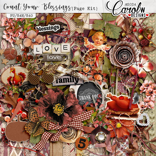 Count Your Blessings-Page Kit