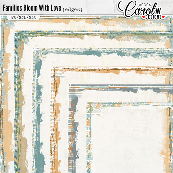 Families Bloom With Love-Edges