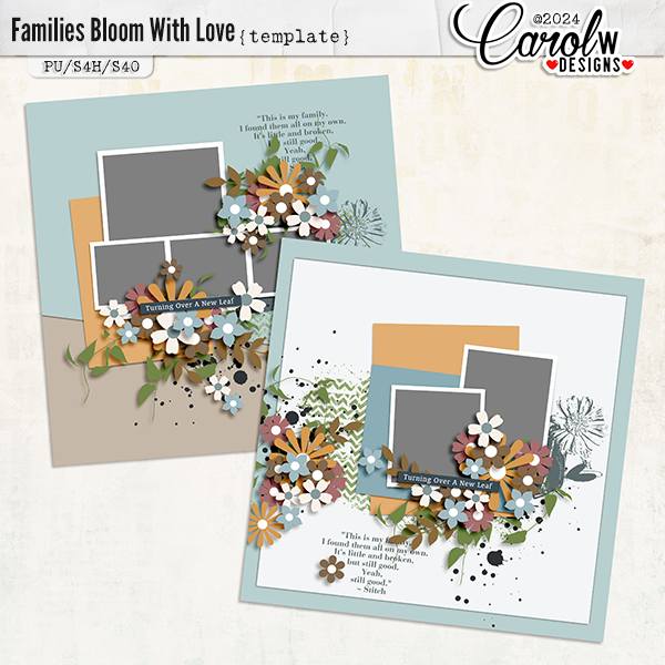 Families Bloom With Love-Template