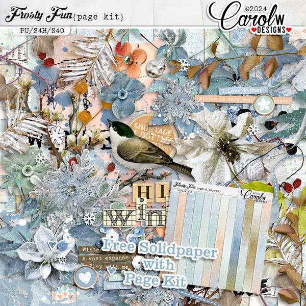 Frosty Fun Page Kit+FWP