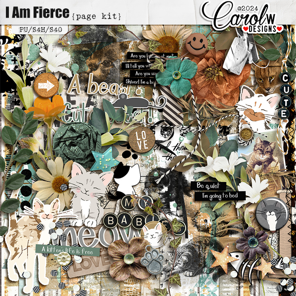 I am Fierce Page Kit