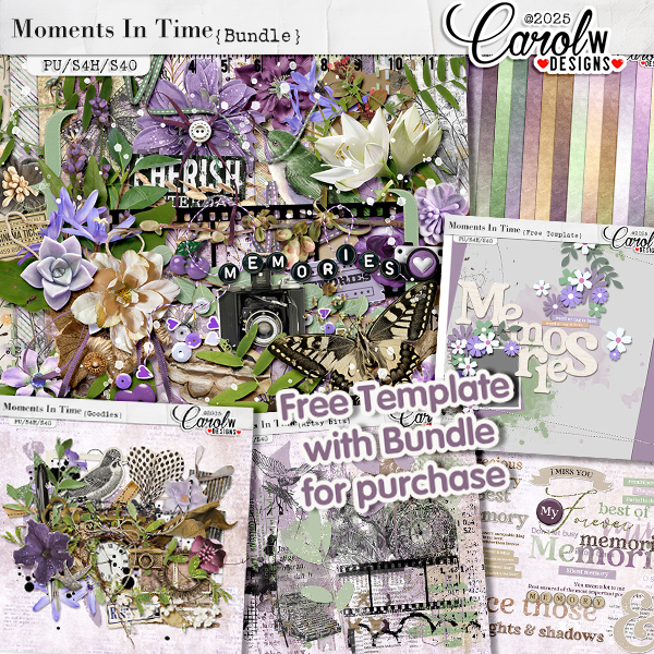 Moments In Time-Bundle+Free Template