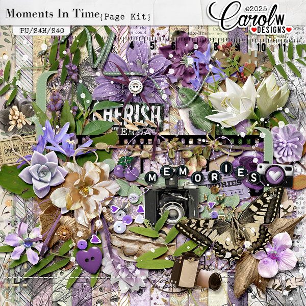 Moments In Time-Page Kit