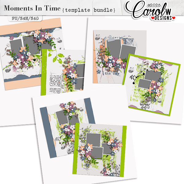 Moments In Time-Template Bundle