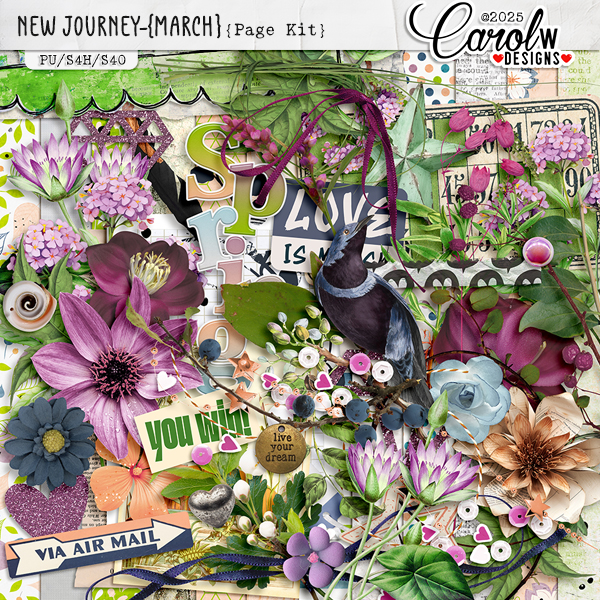 New Journey-{March} -Page Kit