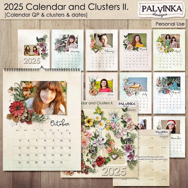 2025 - Calendar and Clusters II.