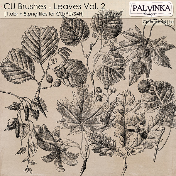 CU Brushes - Leaves 2