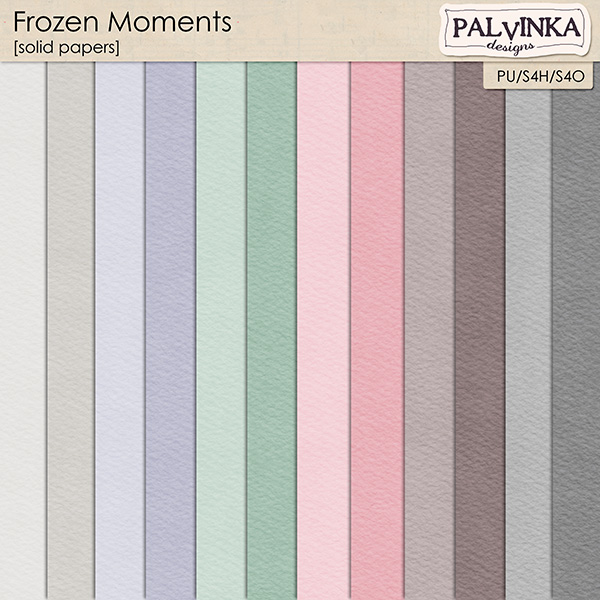 Frozen Moments Solid Papers