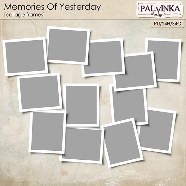 Memories Of Yesterday Collage Frames