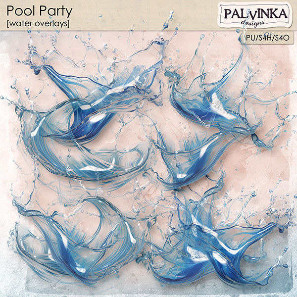 Pool Party Water Overlays