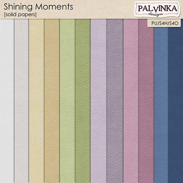 Shining Moments Solid Papers