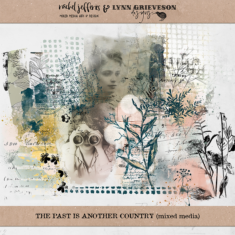 The Past Is Another Country Mixed Media by Rachel Jefferies and Lynn Grieveson