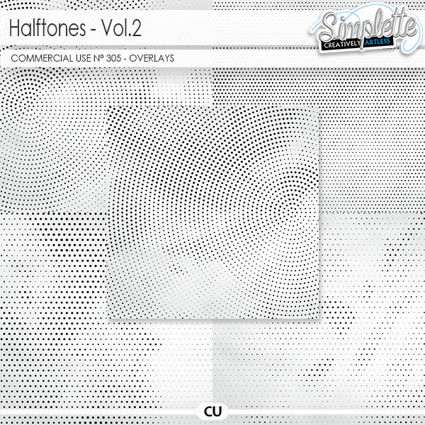 Halftones - volume 2 (CU overlays) 305 by Simplette