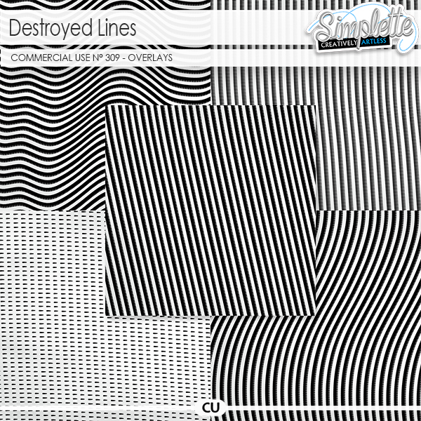 Destroyed Lines (CU overlays) 309 by Simplette