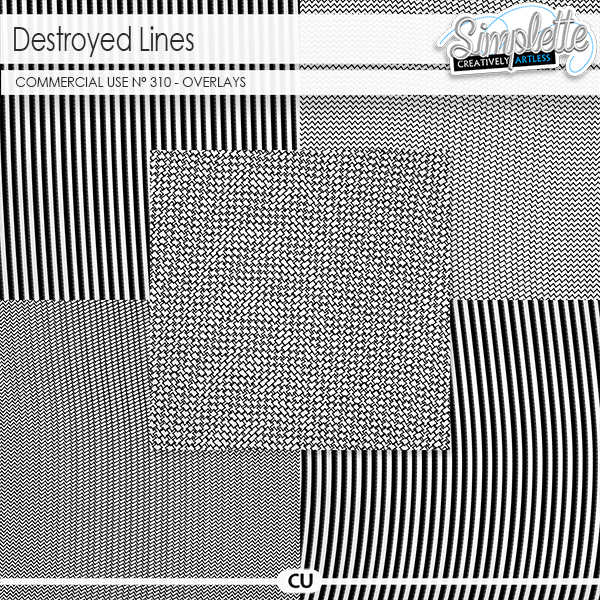 Destroyed Lines (CU overlays) 310 by Simplette