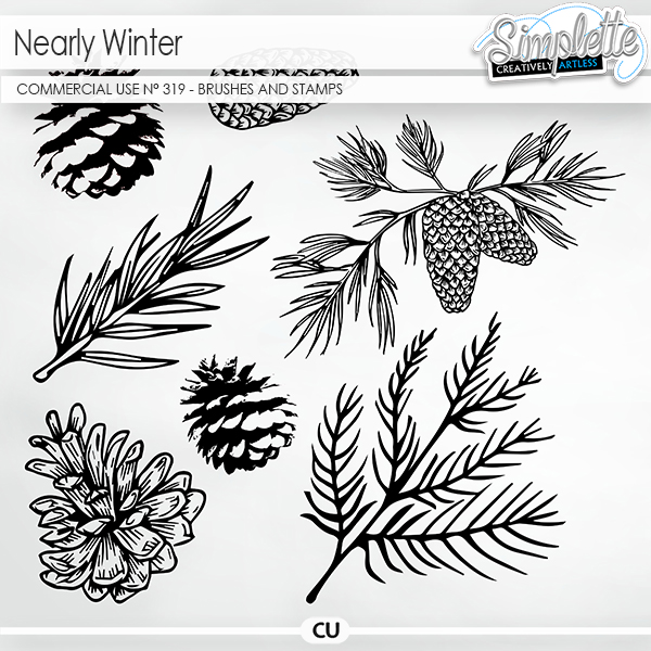 Nearly Winter (CU brushes and stamps) 319 by Simplette