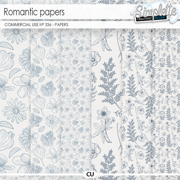 Romantic papers (CU papers) 336 by Simplette