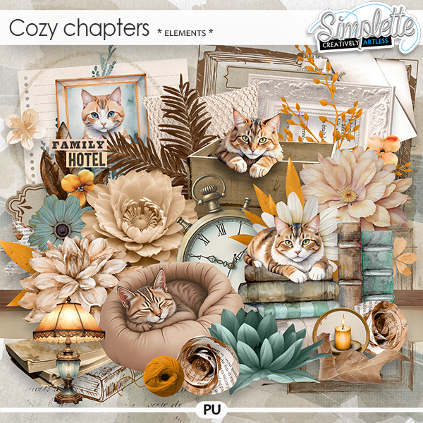 Cozy Chapters (elements) by Simplette