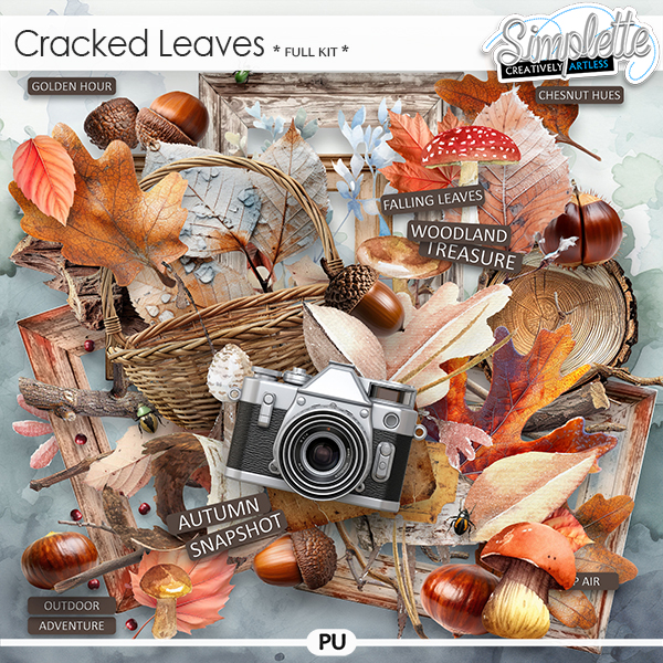 Cracked Leaves (full kit) by Simplette